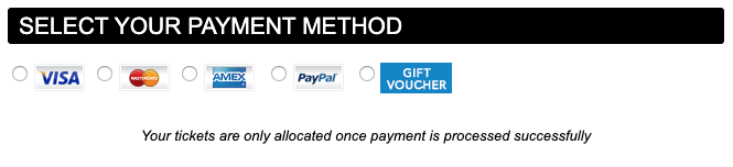 Image showing a list of payment methods